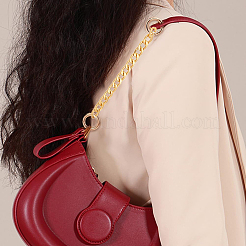 6 pz 6 stili ciliegia cuore fragola lega smaltata e maglie in alluminio per tracolla della borsa&nbsp;AJEW-PH0006-09