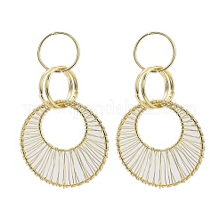 Серьги-гвоздики из сплава и железа EJEW-M075-06G