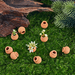 10 mini vaso da fiori in argilla polimerica&nbsp;AJEW-GF0010-13