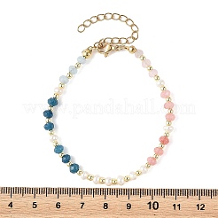 Bracelets en jade naturel teint de Malaisie&nbsp;BJEW-JB14267