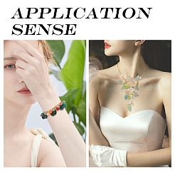 140шт 14 стильные прозрачные подвески из окрашенного стекла для выпечки LAMP-TA0001-02