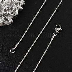 Не тускнеющие ожерелья из нержавеющей стали 304 в виде змеи&nbsp;NJEW-L160-010P