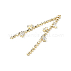 Латунные микро проложить кубического циркония большие кулоны&nbsp;KK-C040-05G