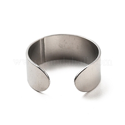 Componenti per anello polsino aperto in acciaio inossidabile 304&nbsp;STAS-Z091-03P-01