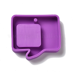 Diy диалоговое окно кулон силиконовые Молды&nbsp;LS-AJEW-A034-03