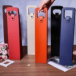 6 stücke 6 arten tragbare pu leder einzelne wein flasche tote tragetaschen&nbsp;CON-CA0001-029