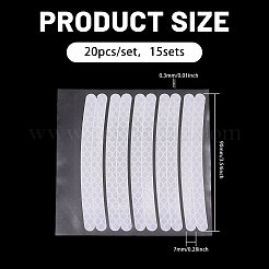 20 autocollant fluorescent pour roue&nbsp;OFST-WH0004-102