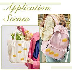 12 шт. заплатки из полиэфирной ткани&nbsp;AJEW-DC0003-86