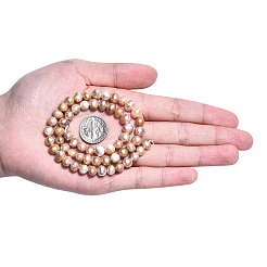 Нити из натурального культивированного пресноводного жемчуга PEAR-N013-05I