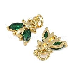 Латунные микро проложить кубического циркония подвески&nbsp;KK-I358-048G