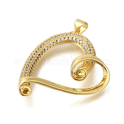 Стойки обшивки латунь микро проложить Циркон подвеску&nbsp;ZIRC-F142-03G-01