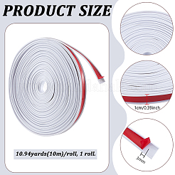 1 rouleau de moulure flexible autocollante en TPE&nbsp;DIY-BC0017-38C
