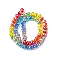 Стеклянные бусины с гальваническим покрытием &nbsp;EGLA-G039-09B-02