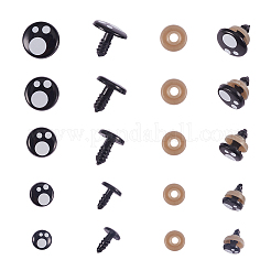 Смола ремесло кукла глаза DIY-WH0126-01-WH