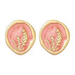 Овальные серьги-гвоздики из нержавеющей стали 304&nbsp;STAS-D368-02G