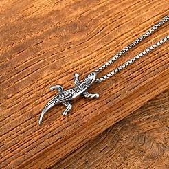 Colliers pendentifs vintage en acier inoxydable 304 pour hommes&nbsp;WG5B571-01