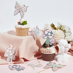 12 набор из 3-х наборов украшений для торта в виде грибов DIY-SC0024-82