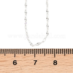 Регулируемая латунная цепочка-слайдер толщиной 1.5 мм для мужчин и женщин.&nbsp;NJEW-L012-10S