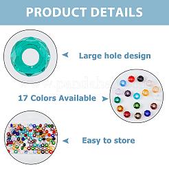 Стеклянные шампала бусины&nbsp;FIND-HS0001-24B