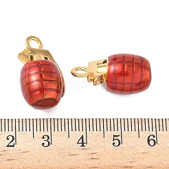 Подвески из нержавеющей стали 304 с эмалью&nbsp;STAS-I346-14G-01