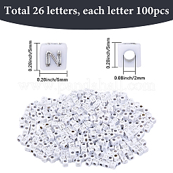 2600шт 26 стиля непрозрачные акриловые бусины&nbsp;OACR-SC0002-18