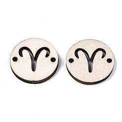 Необработанные соединители звеньев из натурального тополя WOOD-S045-139A-12