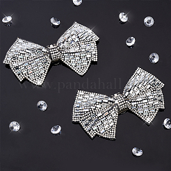 Украшение обуви бантом из горного хрусталя&nbsp;FIND-FG0002-01