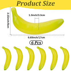 Schaumsimulation Obst Banane&nbsp;AJEW-CN0007-15