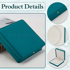 Квадратные коробки для ожерелья из искусственной кожи AJEW-WH0016-59A