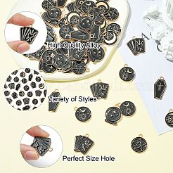 60шт 6 стиля подвески из сплава с эмалью&nbsp;ENAM-CJ0006-85