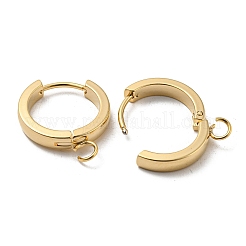 201 фурнитура для сережек-колец Huggie Hoop из нержавеющей стали&nbsp;STAS-A167-01N-G