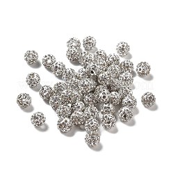 Pave disco бусины RB-Q195-6mm-001