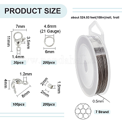 Набор для самостоятельного изготовления бисерных украшений DIY-BC0012-55B