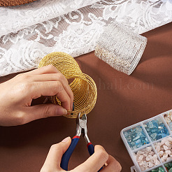 2 pieza de alambre de hierro texturizado con memoria de 2 colores para envolver alambre y hacer joyas DIY&nbsp;MW-TA0001-06C