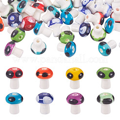 50шт фарфоровые бусины ручной работы&nbsp;PORC-TA0001-17