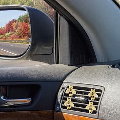 Автомобильные вентиляционные зажимы из пчелиной непрозрачной смолы AJEW-AB00035