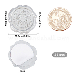 Selbstklebende Wachssiegelaufkleber&nbsp;DIY-WH0201-10D