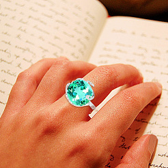 2шт регулируемые латунные кольца для пальцев компоненты FIND-GO0002-77C