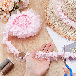 20 м полиэстеровая кружевная лента с морщинами OCOR-GA0002-55A