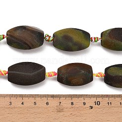 Chapelets de perles d'agate naturelle&nbsp;G-A321-O04-01