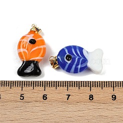 Подвески лэмпворк ручной работы LAMP-A007-01G-02