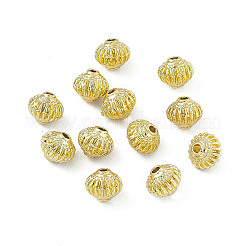 めっき合金ビーズラック  ランタン  ライトゴールド  8x6.5mm  穴：1.4mm&nbsp;PALLOY-I216-37LG