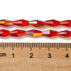 Прозрачный Electroplate стеклянные бусины&nbsp;X1-GLAA-K064-05A-AB01