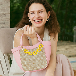 Акриловые витые ручки для сумок&nbsp;FIND-WH0441-55A