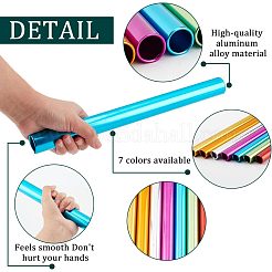 7 pz. 7 colori di bastoni per relè in lega di alluminio&nbsp;AJEW-NB0003-68