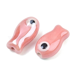Perline porcellana fatto a mano&nbsp;LS-PORC-WH0019-02B