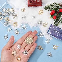 36шт 3 стиля подвески из сплава со стразами&nbsp;FIND-SC0020-02