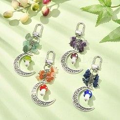 Кулон в тибетском стиле из сплава с луной KEYC-TA00019