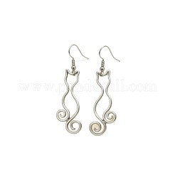 Pendientes colgantes de aleación para mujer&nbsp;WG76498-01