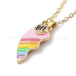 Ожерелья с подвесками из сплава BFF/Best Friends Forever NJEW-K124-02C-G